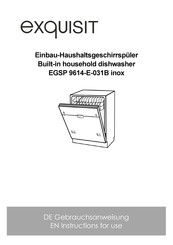 exquisit EGSP 9614-E-031B inox Gebrauchsanweisung