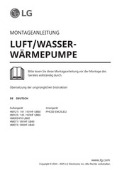 LG HM121HF UB60 Montageanleitung