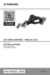 Parkside HG10614 Originalbetriebsanleitung