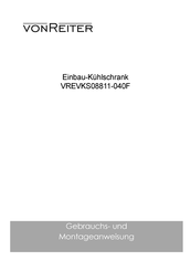 vonReiter VREVKS08811-040F Gebrauchs- Und Montageanweisung