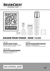 Silvercrest Personal Care SGHE 1.5 A1 Bedienungs- Und Sicherheitshinweise