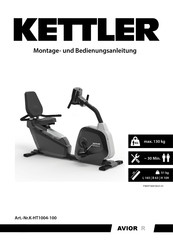 Kettler AVIOR R Montage- Und Bedienungsanleitung