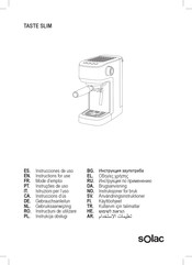 SOLAC TASTE SLIM BASIC Gebrauchsanleitung
