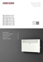 STIEBEL ELTRON CNS 2500 Plus LCD Bedienung Und Installation