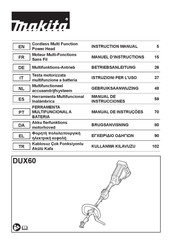 Makita DUX60 Betriebsanleitung