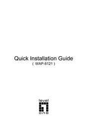 LevelOne WAP-8121 Schnellinstallationsanleitung