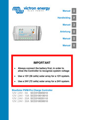 Victron energy BlueSolar PWM-Pro SCC010010010 Anleitung
