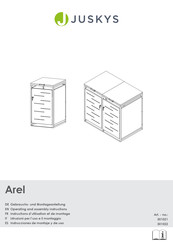 Juskys Arel 301021 Gebrauchs- Und Montageanleitung