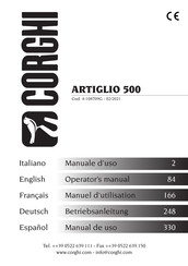 Corghi Artiglio 500 Betriebsanleitung
