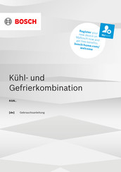 Bosch KGN492IAF Gebrauchsanleitung