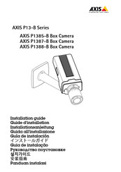 Axis Communications P1385-B Installationsanleitung