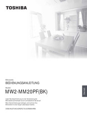 Toshiba MW2-MM20PF Bedienungsanleitung