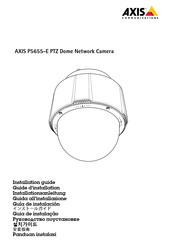 Axis Communications P5655-E Installationsanleitung