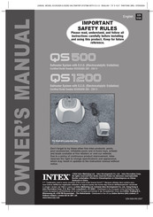 Intex Krystal Clear QS500 Bedienungsanleitung