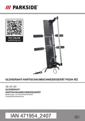 Parkside PGDH A2 Originalbetriebsanleitung