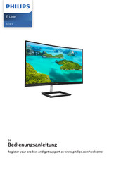 Philips E line 322E1 Bedienungsanleitung