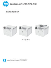 HP Color LaserJet Pro MFP M181 Benutzerhandbuch