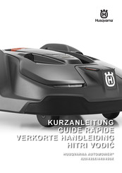 Husqvarna Automower 420 Kurzanleitung