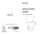 Eufy SoloCam E30 Bedienungsanleitung