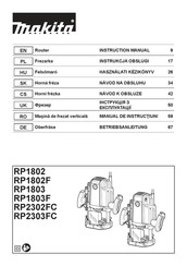 Makita RP2303FC07 Betriebsanleitung