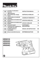 Makita HR004G Betriebsanleitung
