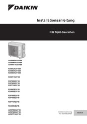 Daikin RXM50N2V1B9 Installationsanleitung
