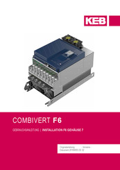 KEB COMBIVERT 27F6K17-3023 Gebrauchsanleitung