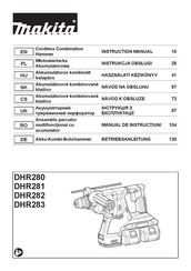 Makita DHR280PT2J Betriebsanleitung