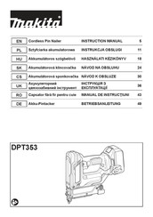 Makita DPT353Z Betriebsanleitung