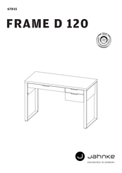 jahnke FRAME D 120 67D15 Bedienungsanleitung
