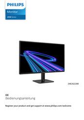 Philips 2000 Serie Bedienungsanleitung
