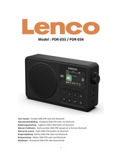 LENCO PDR-033 Bedienungsanleitung