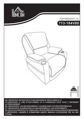 Homcom 713-184V80 Bedienungsanleitung