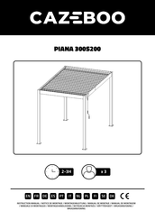 CAZEBOO PIANA 300S200 Montageanleitung