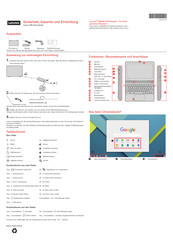 Lenovo 300e Sicherheit, Garantie Und Einrichtung