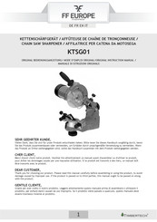 FF Europe Timbertech KTSG01 Originalbetriebsanleitung