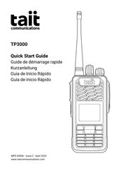Tait TP3000 Kurzanleitung