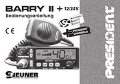 PRESIDENT BARRY II+ Bedienungsanleitung