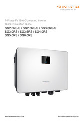 Sungrow SG5.0RS Schnelle Installationsanleitung