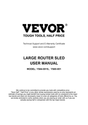 VEVOR YS60-001 Benutzerhandbuch