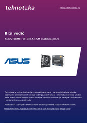 Asus PRIME H810M-A-CSM Schnellstartanleitung
