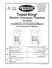 Hatco TK-75 Originalanleitung