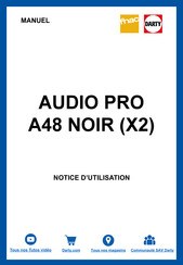 Audio Pro A48 Schnellstartanleitung