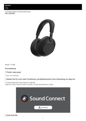 Sony WH-1000XM6 Hilfe