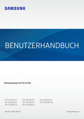 Samsung Galaxy S21 5G Benutzerhandbuch