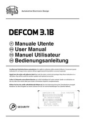 Meta System DEFCOM 3.1B Bedienungsanleitung