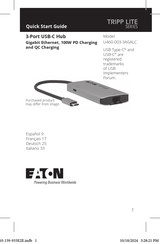 Eaton TRIPP LITE U460-003-3AGALC Kurzanleitung