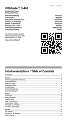 Auerswald COMfortel D-400 Betriebsanleitung