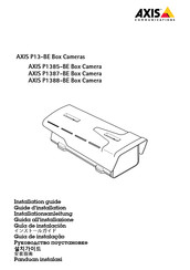 Axis Communications P1385-BE Installationsanleitung
