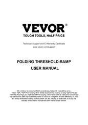 VEVOR 13E5LEV0 Benutzerhandbuch